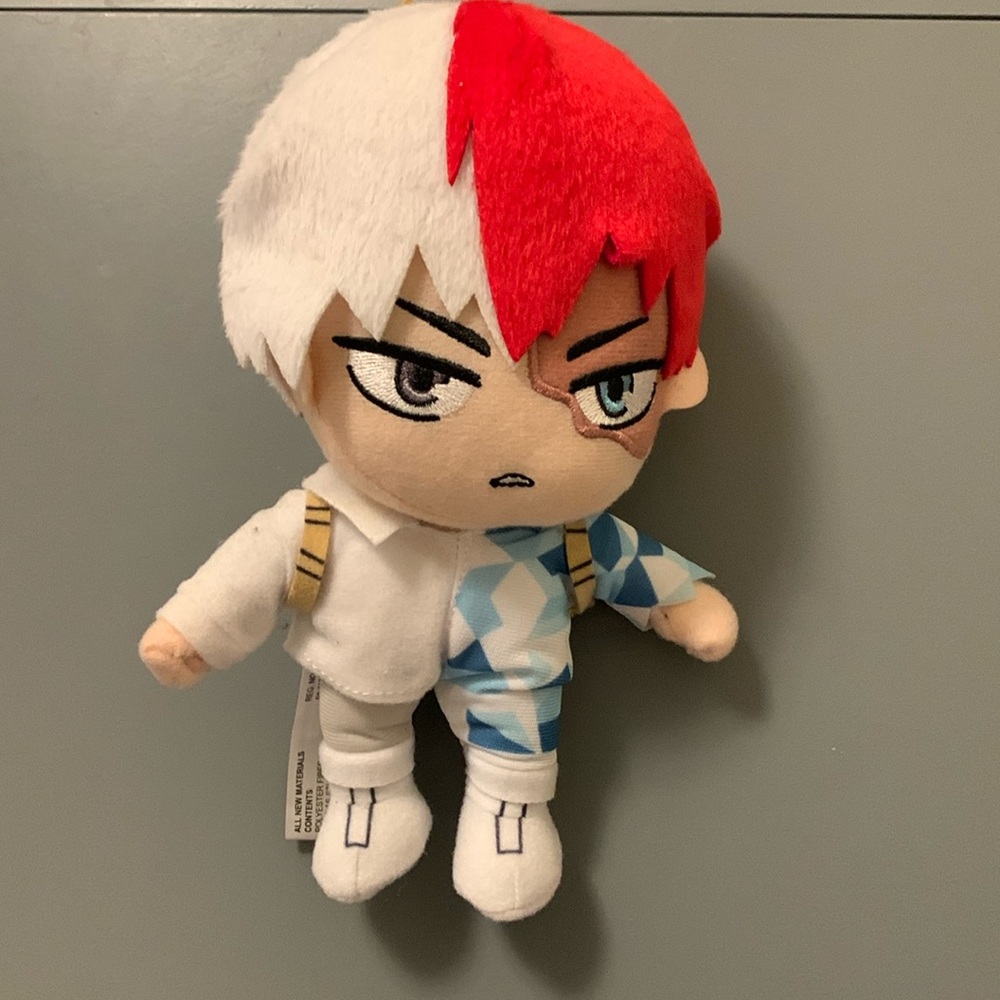 my hero  academia bnha todoroki plush toy doll
